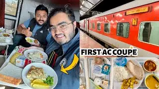 Howrah Mumbai Duronto Express FIRST CLASS Journey | IRCTC Food Review