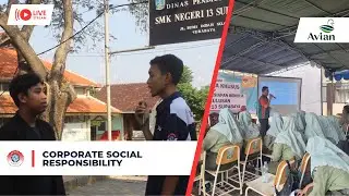 (CSR) Corporate Social Responsibility PT. Avian di SMK Negeri 13 Surabaya