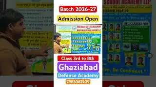 Best Sainik & Military School Coaching 2026 | Ghaziabad Defence Academy (GDA)
