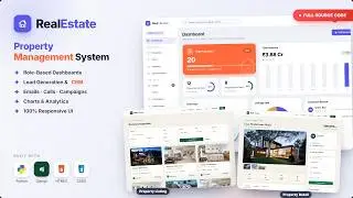 Real Estate Management System Project | Property Management Software | Source Code + Project Report