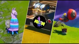 Search a llama, legendary chest or supply drop - Week 9 Challenges