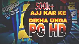 500k SCORE CHALLENGE ON SUBWAY SUFT 😋 |  #subwaysurfers #viral