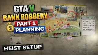 GTA V Bank Robbery Part 1 🏦 | Planning the Robbery with Lester | Story Mode @ClueLessssGamerzz