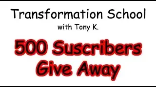 500 Subscribers Give Away