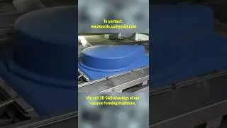 $20,000 - Vacuum Thermoforming Machine 3D CAD drawings #thermoforming #vacuumforming #shorts
