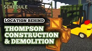 Location Behind Thompson Construction & Demolition in Schedule 1