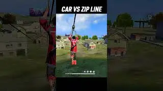 BIKE VS ZIP LINE IN FREE FIRE 😁 #shortsfreefire #shorts