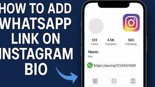 How To Add WhatsApp Link On Instagram Bio 