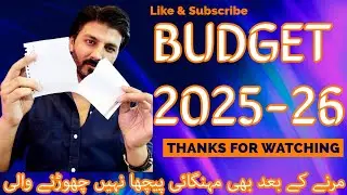 BUDGET 2025-2026 | NO RELIEF MORE TAXES | NO MORE REAL ESTATE IN PAKISTAN AFTER 2nd June 2025