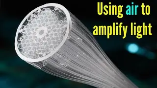 Using air to amplify light | Hollow-core optical fibers