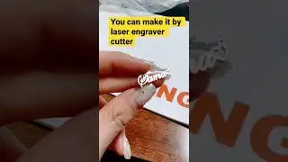 Gold silver name necklace laser engraving cutting machine for sale #gold #silver #laserengraving