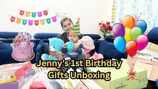 Jenny&rsquo;s Amazing 1st Birthday Gifts Unboxing | First Birthday Gift Reveal & Toddler Gift Ideas