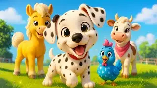 ⭐ The Smiling Little Puppy | Fun Farm Song for Kids