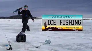 Ice Fishing in Arizona - Arizona Rainbow Trout Fishing
