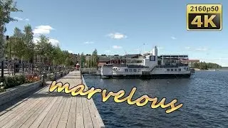 Lulea, City Walk - Sweden 4K Travel Channel