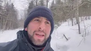 -15F degree hike post snowstorm to Mt. Carter Dome, New Hampshire!
