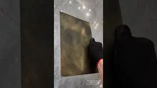 Unique Texture Brass-Tone Stainless Steel Panels
