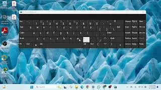 On-screen keyboard Functional Keys Enable