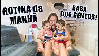 ROTINA DA MANHÃ SENDO BABÁ DOS MEUS IRMÃOS!