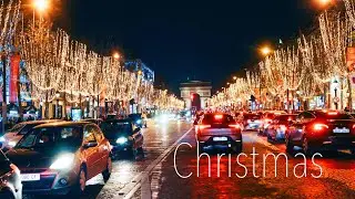🇫🇷🎄Paris Champs Élysées night walk