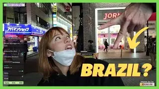 JAPONÊS SABIA QUE A PRIZZA ERA DO BRASIL E FOI FALAR COM ELA