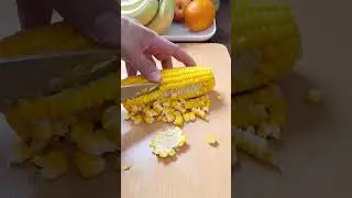 How to Remove Corn Seeds #food #corn