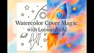 Create Custom Coloring Book Cover with Image-to-Image in Leonardo AI
