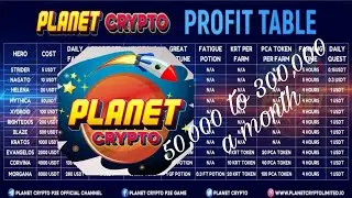 DAILY $ INCOME | PLANET CRYPTO | TELEGRAM BASE NFT GAME