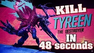 BORDERLANDS 3 - TYREEN THE DESTROYER SOLO SPEED RUN (WORLD RECORD 48 SECONDS) - FINAL BOSS MAYHEM 3