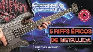 5 Riffs &Eacute;picos de Metallica en el Bajo 🎸 Aprende Metal y Mejora tu T&eacute;cnica