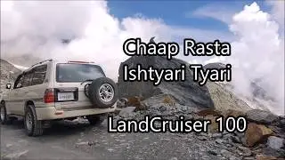 Himalayan Drives: LandCruiser 100 through a  Cliff Hanger
