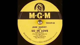 Jane Harvey - So In Love (1949)