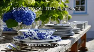 Vintage French Servingware Showcase by Pierre Deux