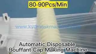Disposable Bouffant Cap Making Machine