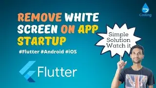 How to Remove White Screen From Flutter App Startup - Flutter Splash Screen Problem