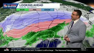 Warmer but cloudy with showers possible