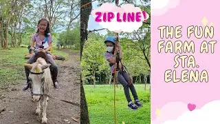 The Fun Farm at Sta. Elena | I tried the zip line! | Zayne's Learning and Gaming Club