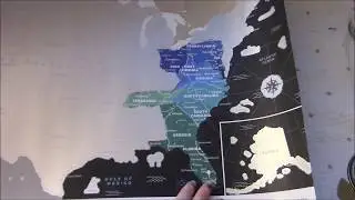 New Verest Scratch Off Trek Map Of The USA!