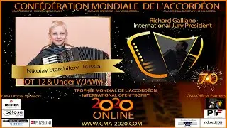 Category 2, IOT 12 and under V/J/WM - Nikolay Starchikov (Russia) -  www.cma-2020.com