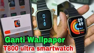 Cara ubah walpaper smartwatch T800 Ultra 2025