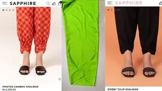 Trendy sapphire tulip Shalwar style Capri cutting and stitching  #stitchingroots