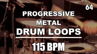 Progressive Metal I Drum Loops I 115 BPM I Full Arrangement