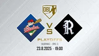 Live 🔴 Deutsche Baseball Liga - Halbfinale: Hamburg Stealers vs. Regensburg Legionäre - Spiel 3