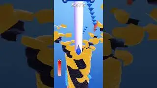 stack ball game play level 22 #shorts