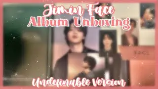 Unboxing Jimin&rsquo;s Face Album ! | Undefinable Face Album Unboxing ~
