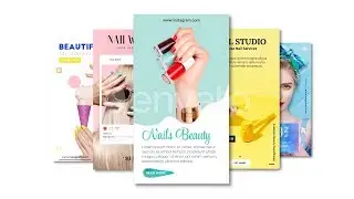 Nails Art Design Instagram Stories - After Effects Template