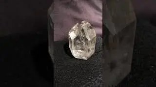 Quartz Crystal with Chlorite Inclusions, Phantoms and Rainbows! Beveled Edges, Polished and Clear!