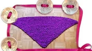 Strickanleitung f&uuml;r Dreieckstuch Schultertuch kraus rechts (Combined Strickmethode)