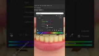 How to whiten yellow teeth   Photoshop Short Tutorial