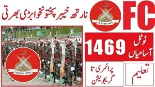 Fc jobs 2025 | fc jobs 2025 online apply | Fc kpk jobs 2025